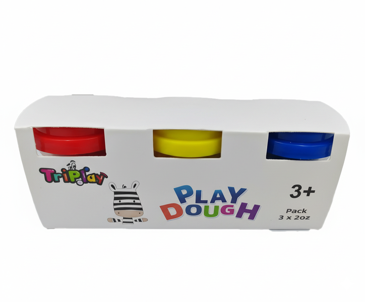 Modeling Dough 3-Pack - Fun, Colorful Creative Play for Kids, 57g Each