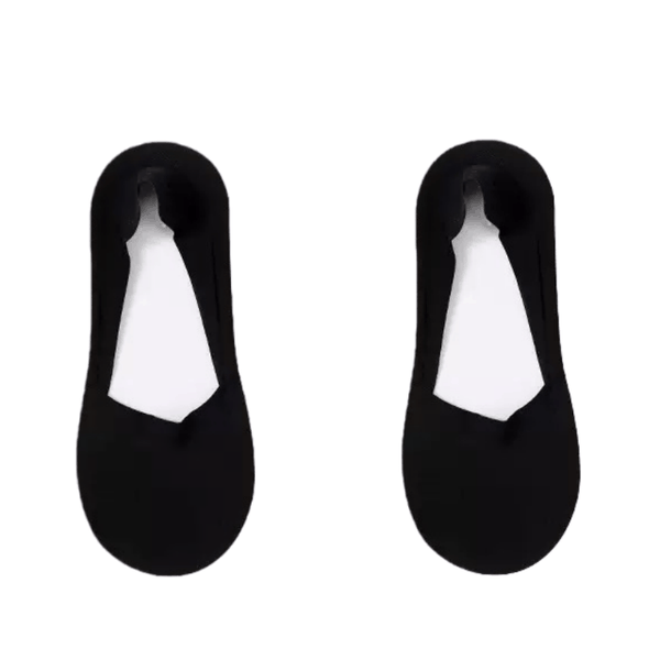 Invisible Silicone Anti-Slip Ice-Proof Breathable Socks - Black - 2 Pairs