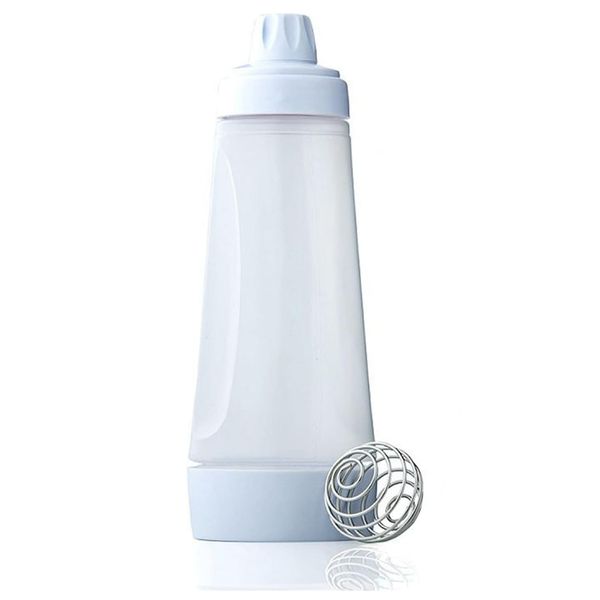 QuickMix Pannekoek Pancake Batter Bottle Pour Shaker with Blender Ball