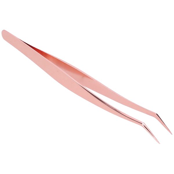 Precision Eyelash Tweezers Fine Tip Stainless Steel