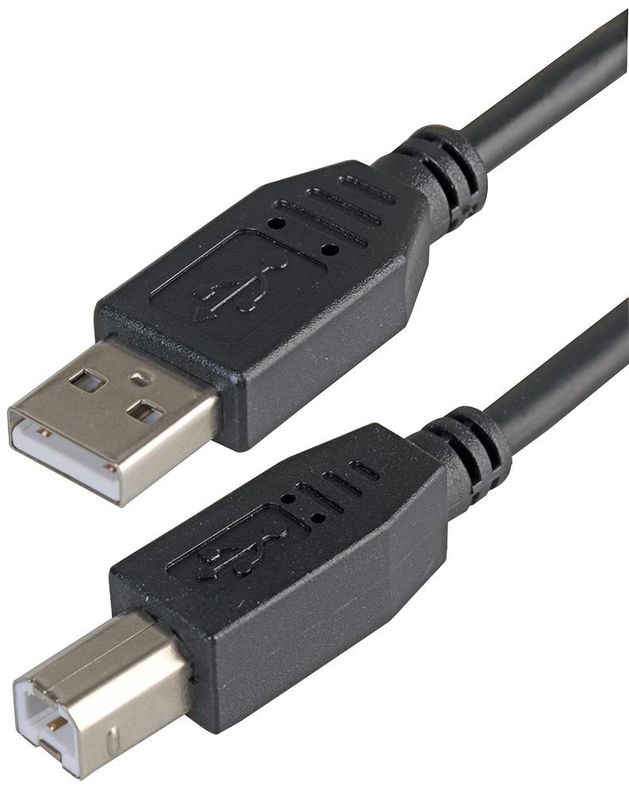 Pro Signal PSG91413 USB 2.0 A Plug to B Plug Cable, 3m Black | Shop ...