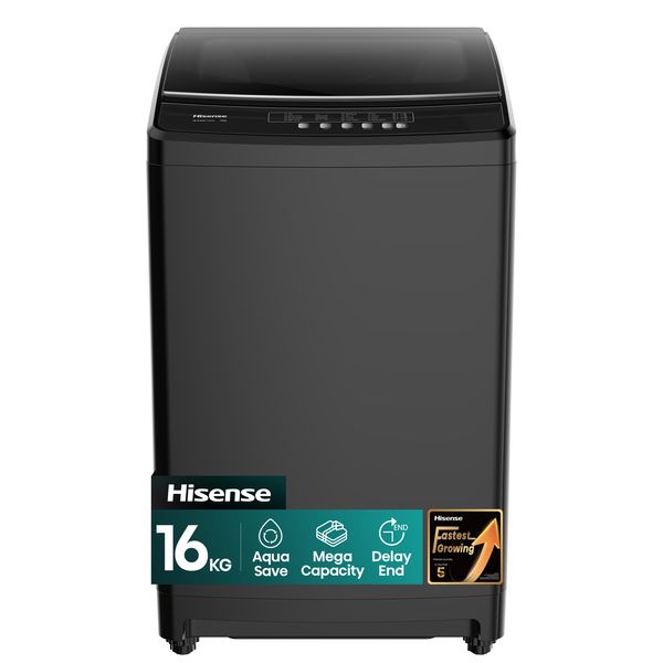 Hisense 16Kg Multifunctional Top Loader Washing Machine with LED Display