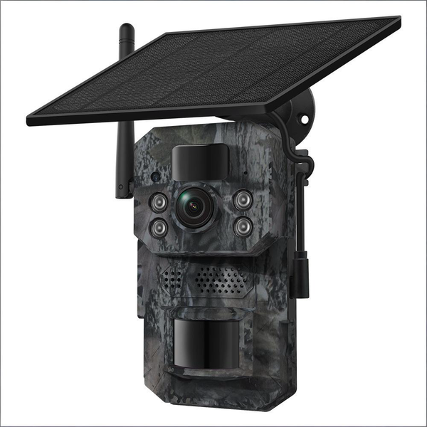 4G Solar-Powered HD Camera with GPS &amp; Night Vision