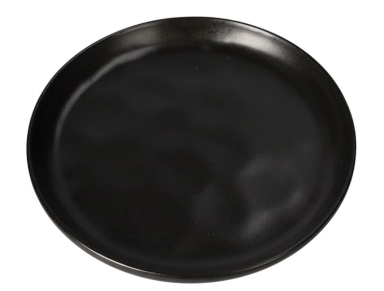 Black Dinner Plate 26.5cm x 26.5cm x 2cm - Set of 8