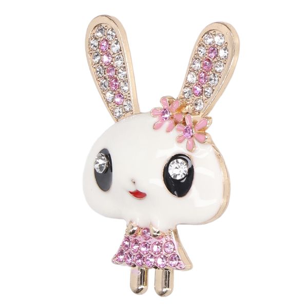 Cute Bunny Hairpin Decals 5 Pack DIY White Pink