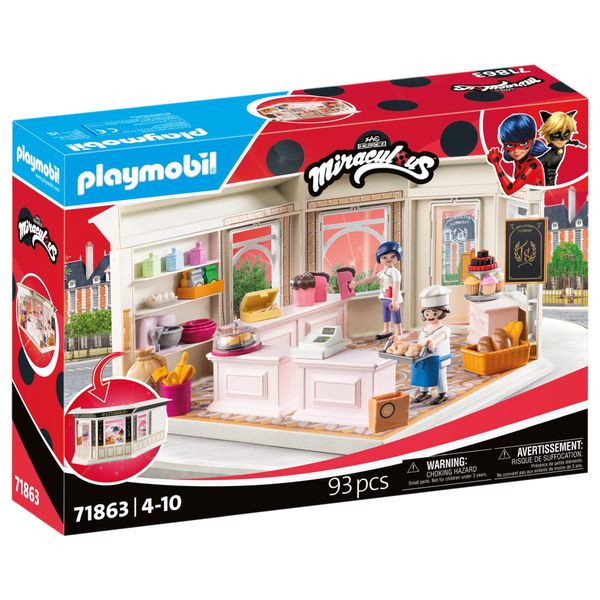 Playmobil Miraculous - French Bakery Playset - 93 Pieces