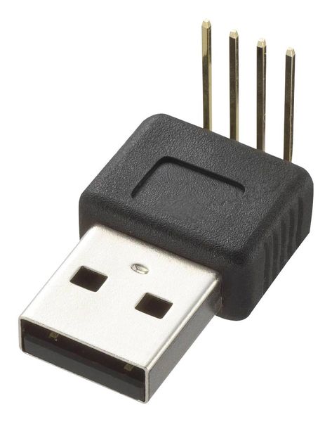 Clever Little Box (CLB-JL-8136) USB Connector, End W/Pin, USB Type A