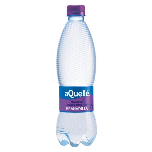aQuelle - Granadilla Flavoured Sparkling Drink - 6 x 500 ml