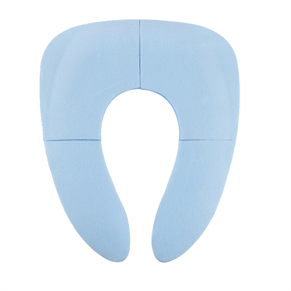 Folding Travel Toilet Seat for Toddlers Blue