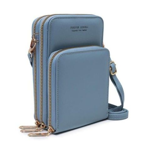 Classic Mini Leather Crossbody Bags For Women Light Blue Shop Today. Get it Tomorrow takealot