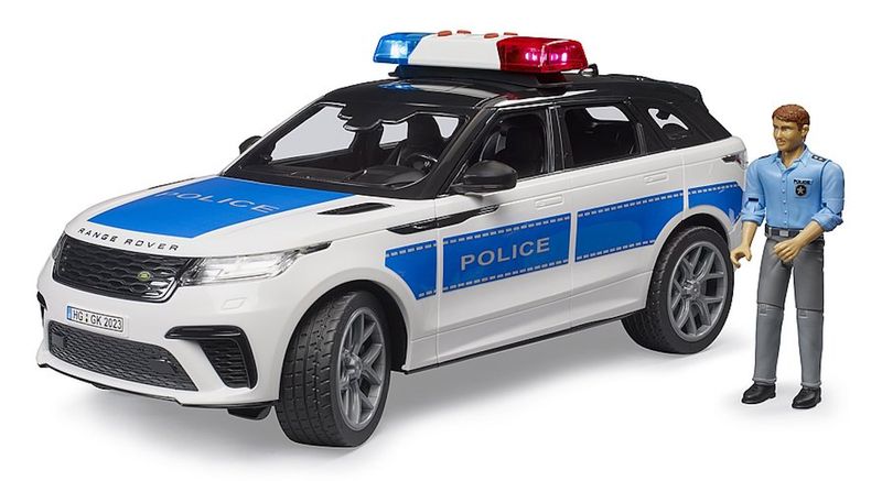 Bruder Range Rover Velar Police Vehicle with police officer (34cm Long)