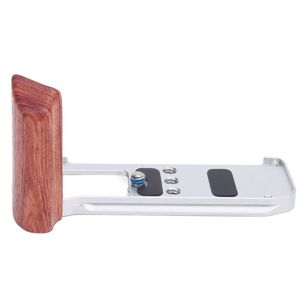 Wood/aluminum L-grip QR plate