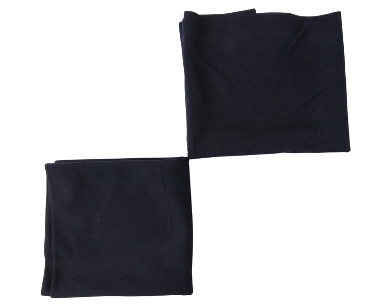2 Pack Black Neck Gaiters Buff