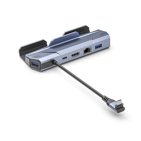 6-in-1 4K HD USB Hub Charging Multi-Port Adapter Compatible with Steam Deck