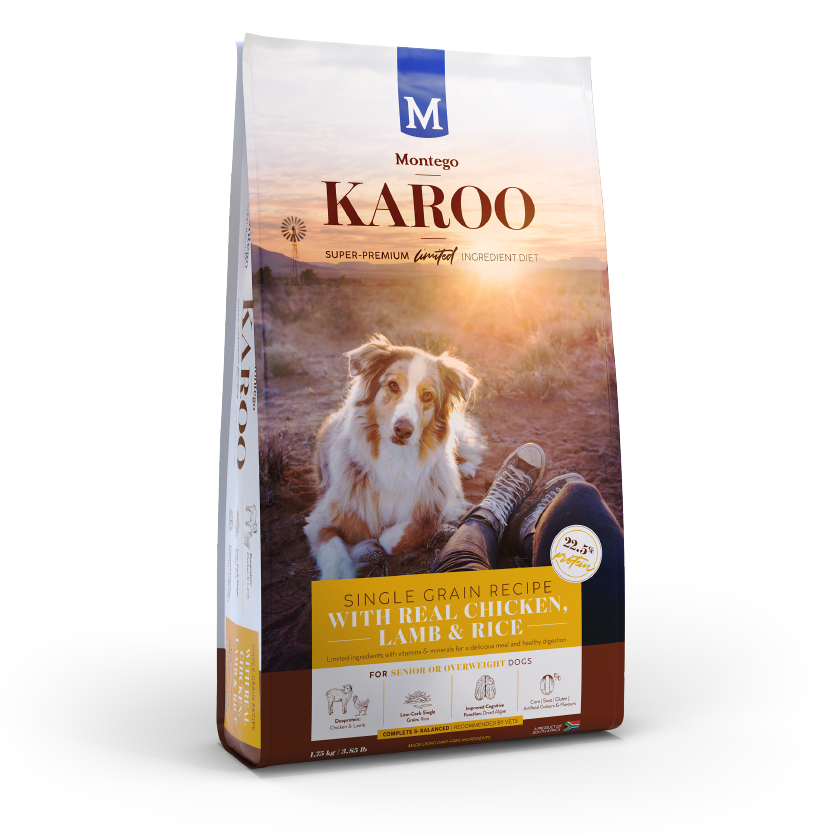 Montego Karoo Senior Chicken & Lamb Dog Food Shop Today. Get it