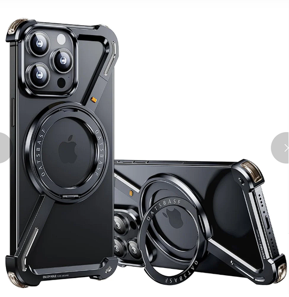 Metal-Aluminum Z Frame Case Compatible with iPhone 16 Pro Max (NT)