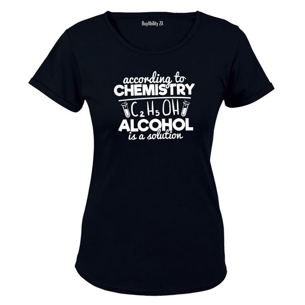According to Chemistry - Alcohol - Ladies - T-Shirt