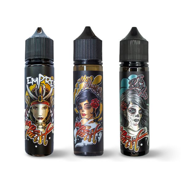 Vape Mist 6mg 3-Pack Dessert Vape Juice Pack - Mixed Sweet E-Liquid Flavour