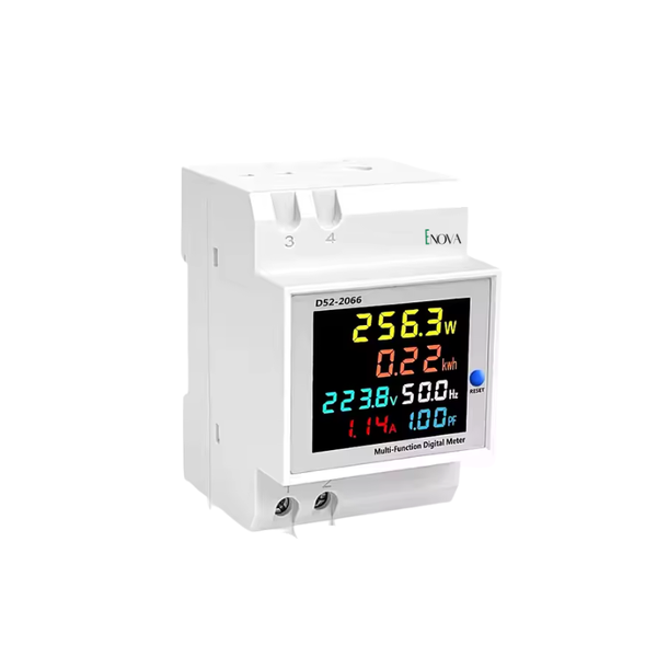 Enova Digital Single Phase Energy Meter AC 110V 100A Power Usage