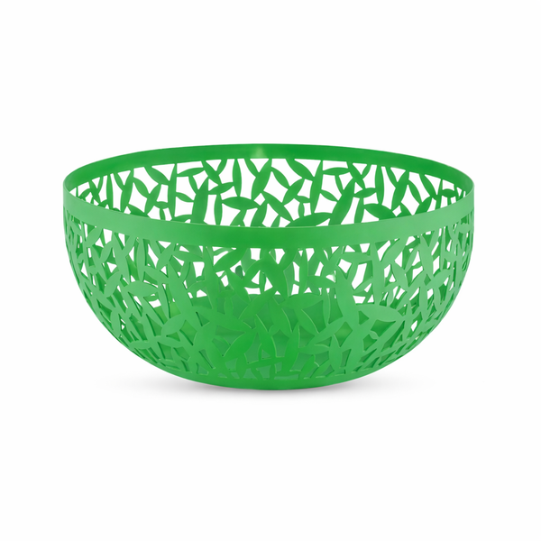Alessi Stainless Steel Designer Fruit Bowl - Green (21 cm)