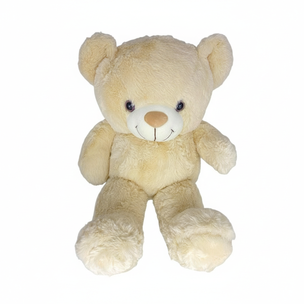 Soft Plush Teddy Bear with Cheerful Smile - Ideal Gift for Kids