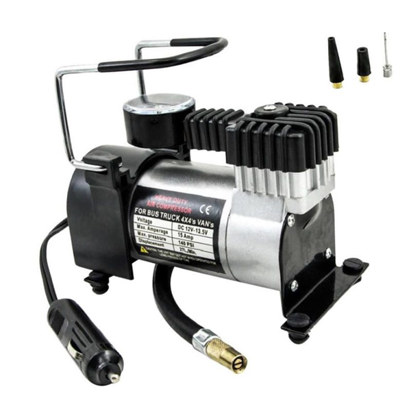 12V Car Inflator Pump Electric Horizontal Bar Car Inflator Pump