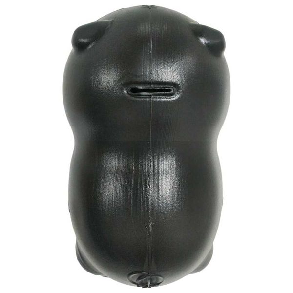 Black Plastic Piggy Bank Durable Money Saving Coin &amp; Note Bank