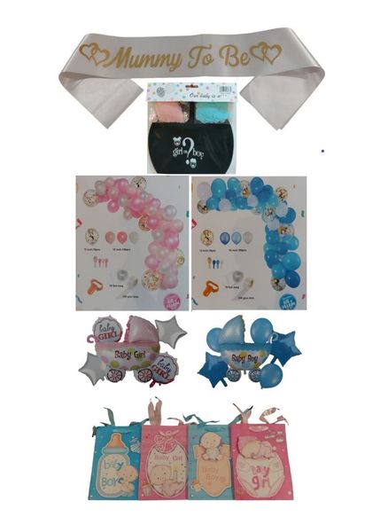 Baby Gender Reveal Party Balloon Pack - 259 Pieces