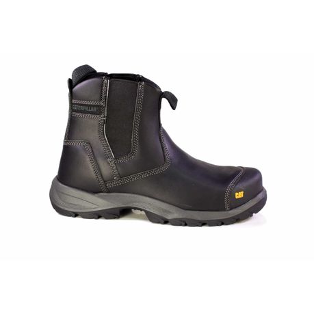 Caterpillar black work boots best sale