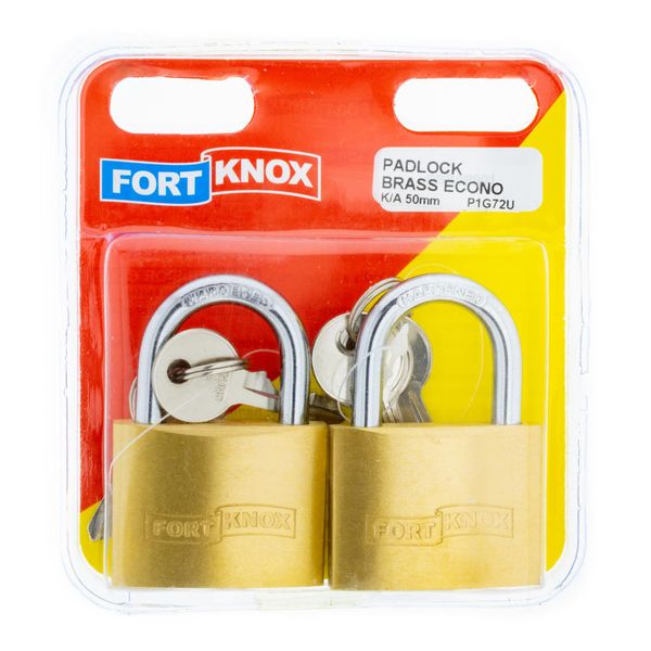 FORT KNOX Padlocks Econo Brass 50mm Q:2 P1G72