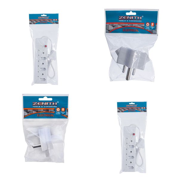 2x Multiplug 6 Way &amp; 1x Adaptor 1X 3Pin 2x 2Pin + Switched Multiplug 10 Way