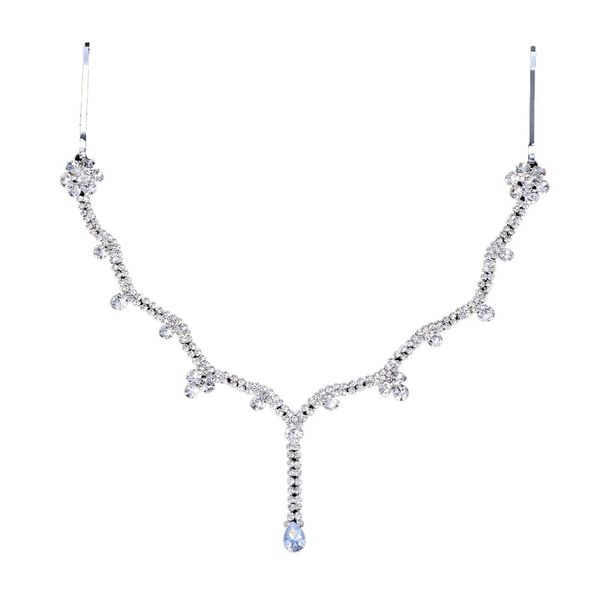 Rhinestone Bridal Headband Shiny Head Chain Forehead Hair Accessories