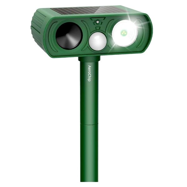 Animal Deterrent Devices Outdoor, Solar Animal Repeller Green - 1 Pack