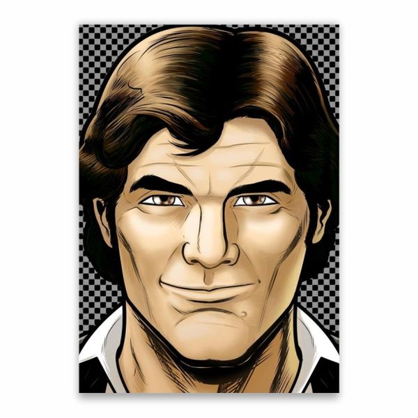 Han Solo Portrait Poster - A1