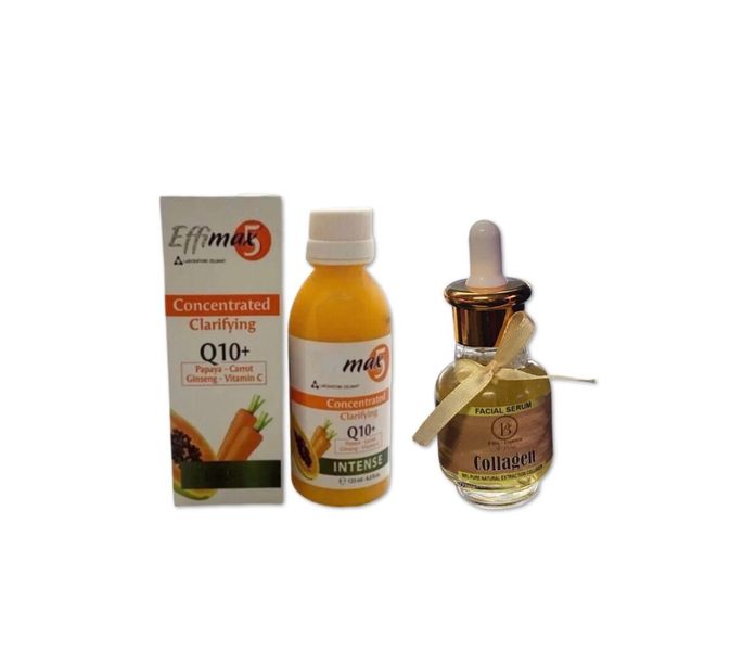 Effimax 5 Concentrated Clarifying Q10 125ml &amp; Collagen Facial Serum 40ml