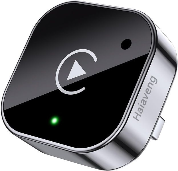 2-in-1 Wireless CarPlay and Android Auto Adapter, Plug-and-Play Adapter