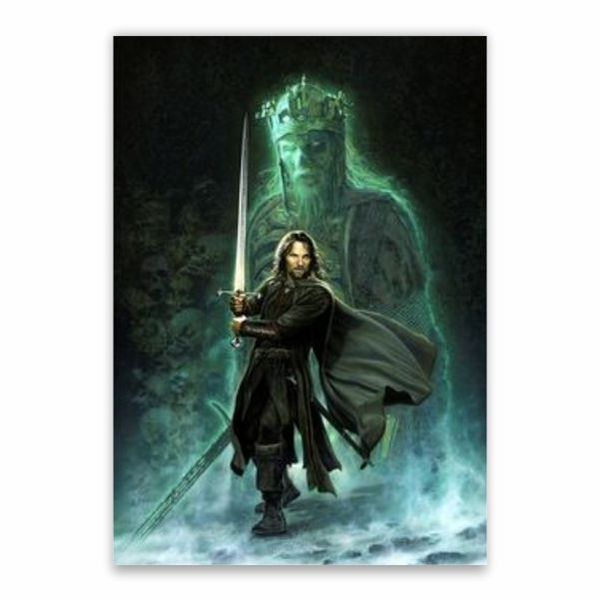 Aragorn and the Cursed King Poster - A1