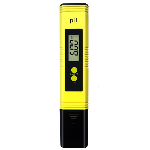 LED PH Meter 0-14PH Digital PH Tester Pen Water Quality Check LCD Monitor