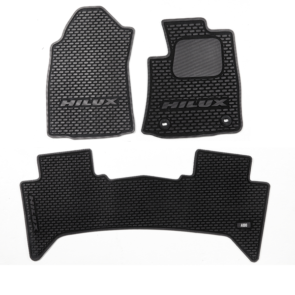 Toyota Hilux GD-6 - Rubber Interior Mats Automatic
