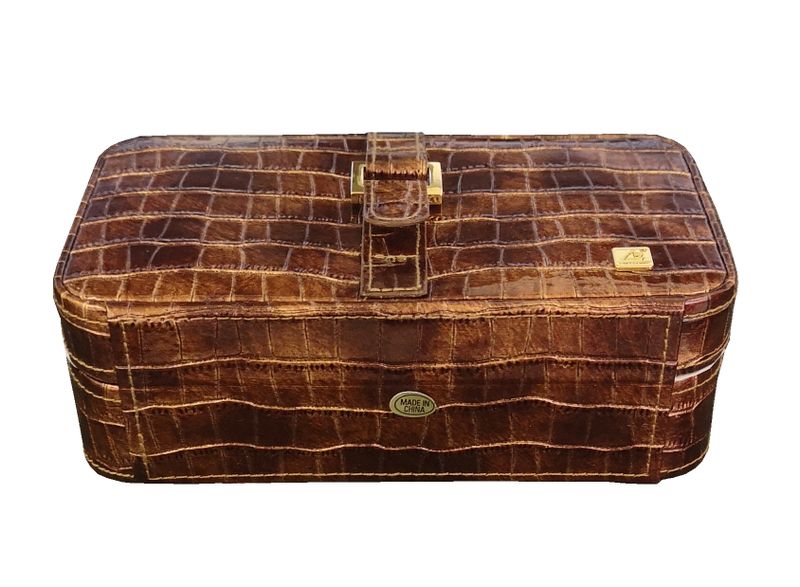 AB Collezioni Epoque Ladies Girls Jewellery Travel Case Box with Mirror