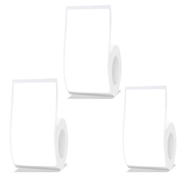 LetSketch White Sticker Labels for Thermal Printer | 30mm Wide | 3.5m Roll