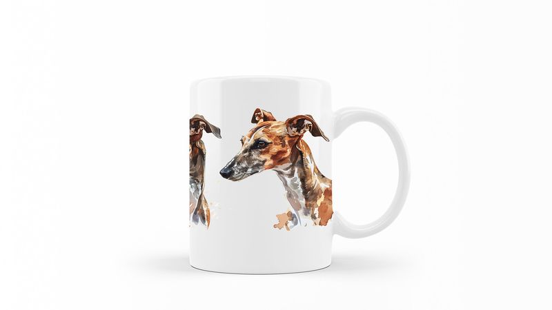 Whippet Printed Coffee Mug DSGN125