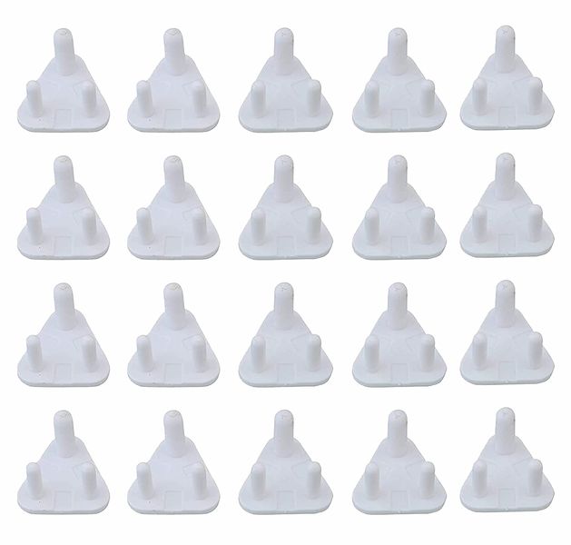 20 Pack Plug Socket Covers/Child Baby Plug Socket Covers - White