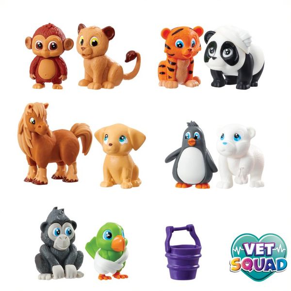 Vet Squad 2 Pack Animal AssortedVet Squad 5 Pack Animal Assorted