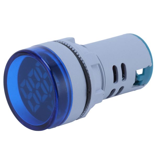 Round Digital Voltage Meter AC60-500V for AD16-22FSV Compatible Blue