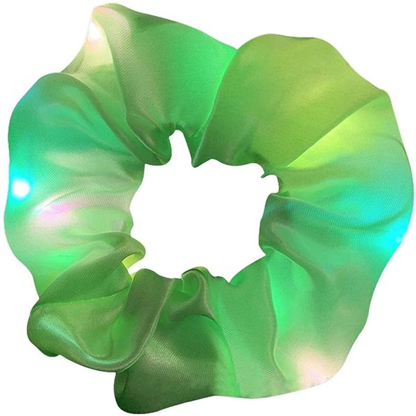 Light-Emitting Hair Scrunchies,Hair Bands for Girls,Hair Ties A