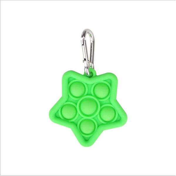 Fidget , Mini Portable Pop It Fidget Bubble Popping Sensory Fidget Heart