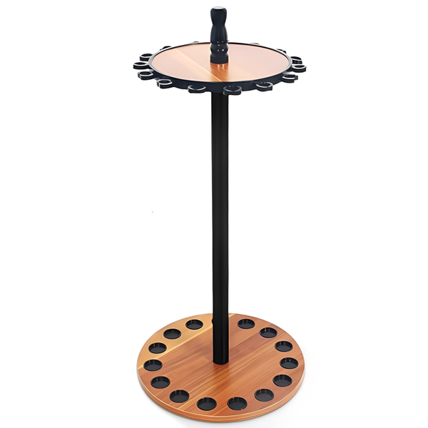 Fishing Rod Holder Fishing Rod Stand Rack 360 Degree Rotating Holds 15
