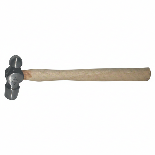 MTS 300g Ball Peen Hammer with Wood Handle for Metalworking
