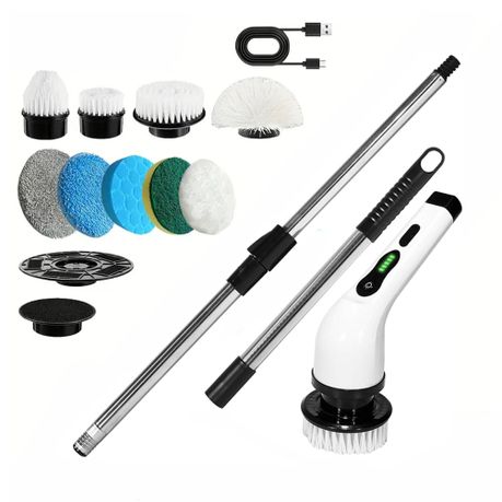 Cordless Electric Spin Scrubber Cleaning Brush with 9 Different Heads Image